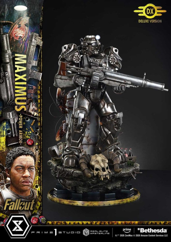 Fallout Real Elite Masterline Statue 1/4 Maximus Power Armor Deluxe Version 67 cm 12