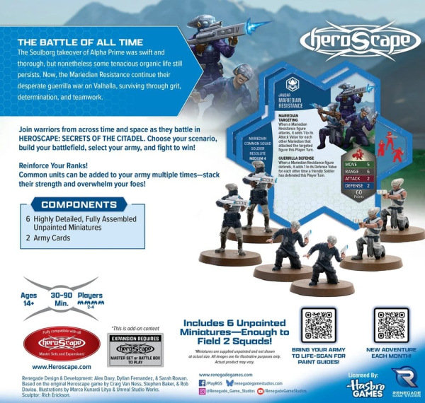 Heroscape Army Expansion Mariedian Resistance Fighters Standard Edition *English Version* 3