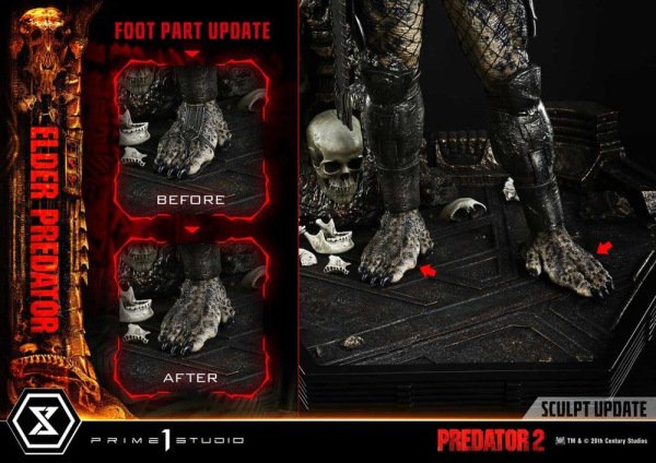 Predator 2 (Film) Museum Masterline Statue 1/3 Elder Predator 94 cm 3