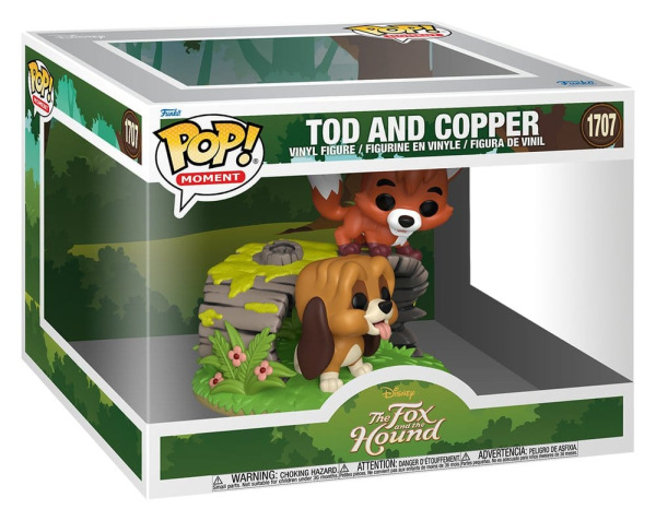 The Fox and the Hound POP Moments Vinyl Figures Tod & Copper 9 cm 1