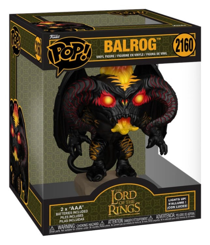 The Lord of the Rings Super Sized POP! Animation Vinyl Figure Balrog 15 cm 1