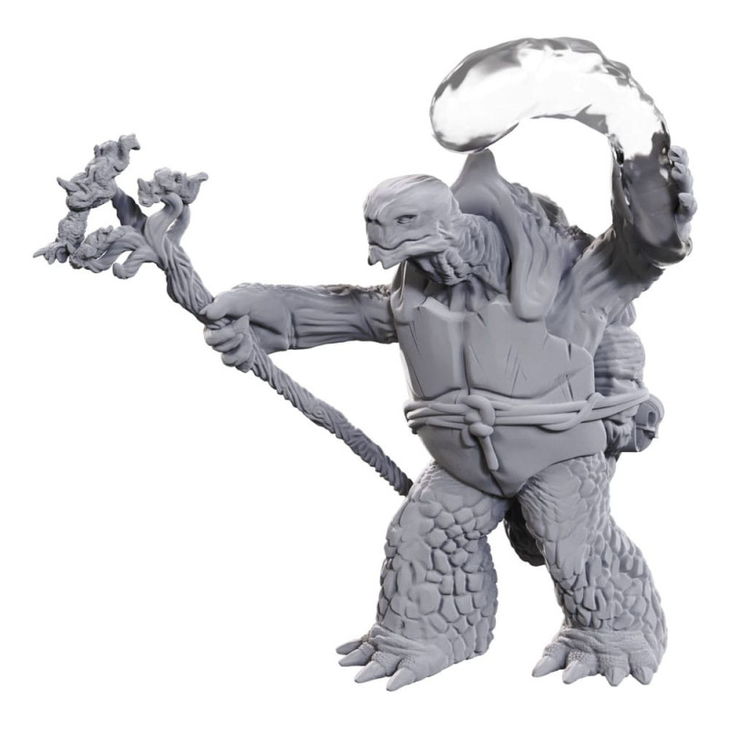 D&D Nolzur's Marvelous Miniatures Unpainted Miniatures Tortle Druid & Wild Shape Giant Lizard 4