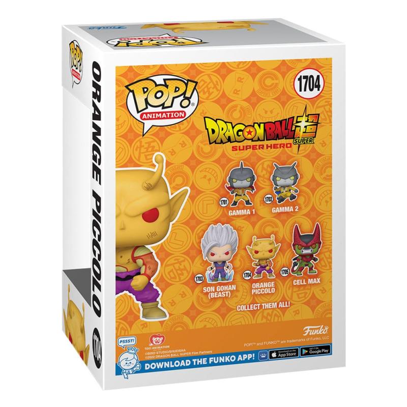 Dragon Ball Super: Super Hero POP! Animation Vinyl Figure Orange Piccolo 9 cm