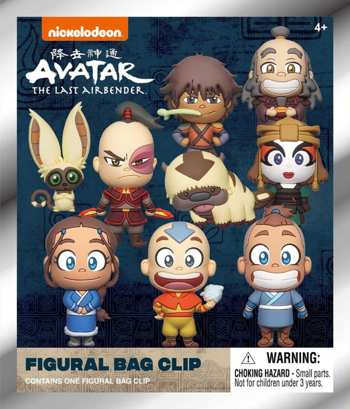 Avatar: The Last Airbender 3D PVC Bag Clips Series 1 Display (24) 1
