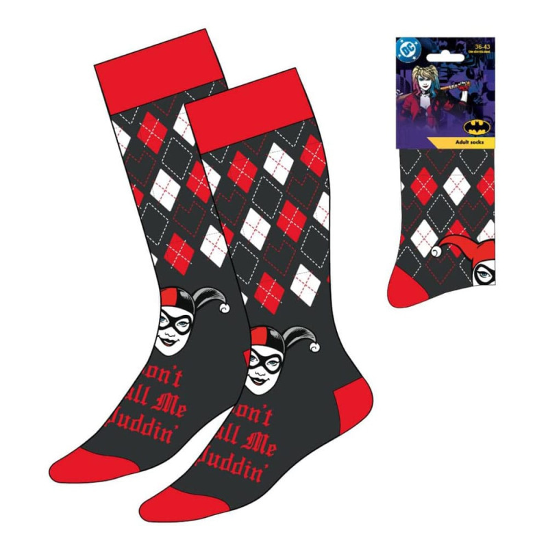DC Comics Socks Harley Quinn Don´t Call Me Puddin 36-43