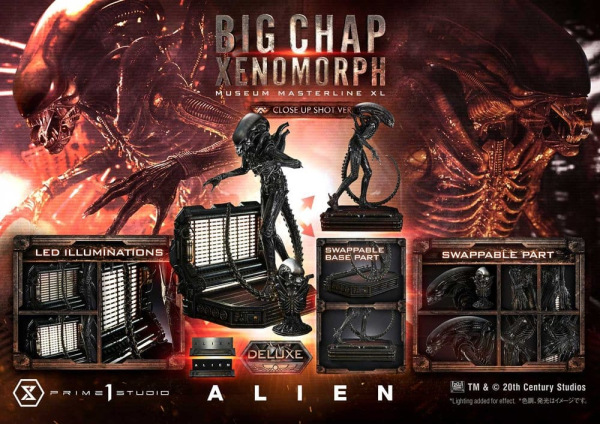 Alien (Film) Museum Masterline XL Statue 1/3 Big Chap Xenomorph Close Up Shot Ver. DX Bonus Version 9