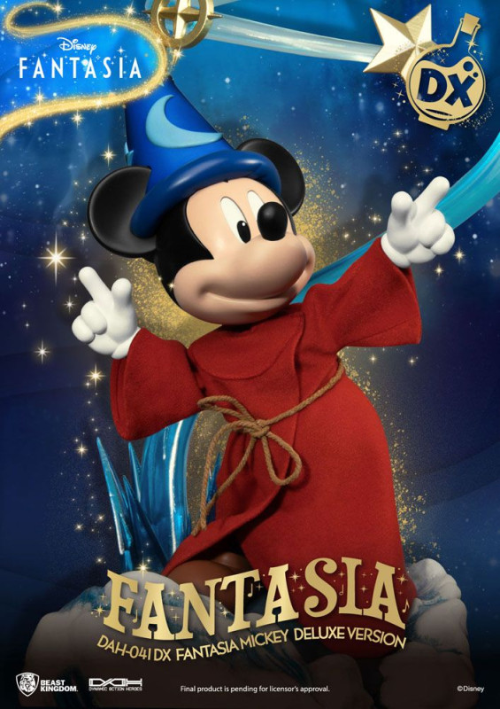 Disney Classic Dynamic 8ction Heroes Action Figure 1/9 Mickey Fantasia Deluxe Version 21 cm 5