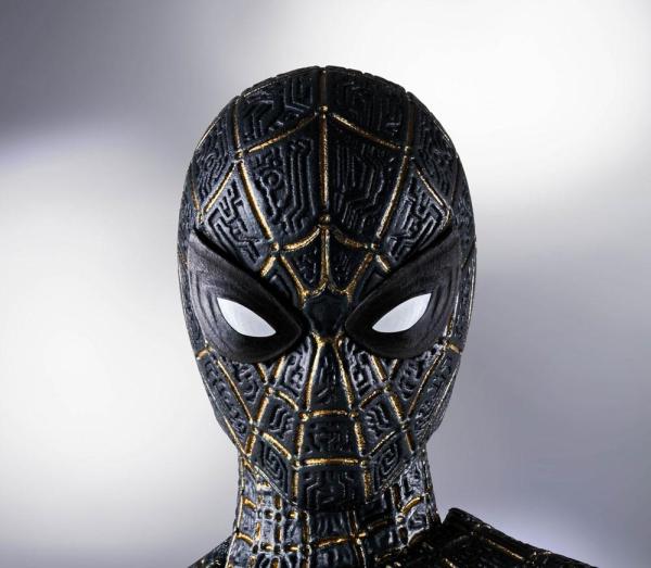 Spider-Man: No Way Home S.H. Figuarts Action Figure Spider-Man Black & Gold Suit (Special Set) 15 cm