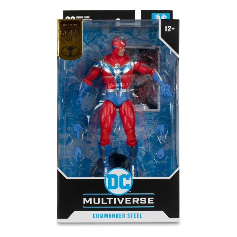 DC Multiverse Action Figure Commander Steel (JSA) (Gold Label) 18 cm