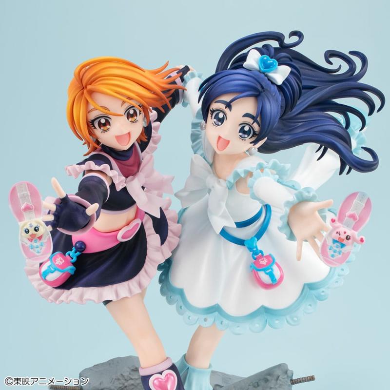 Pretty Cure PVC Statue Cure Black & Cure White