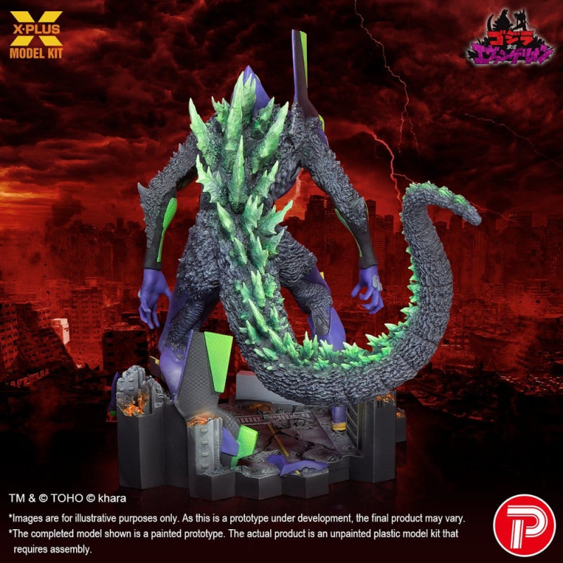 Godzilla vs. Evangelion Plastic Model Kit Evangelion Test Type-01 “G” Awakened Form 20 cm 5