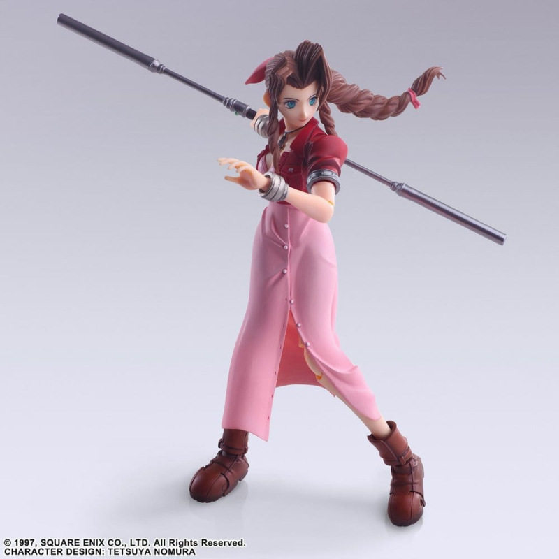 Final Fantasy VII Bring Arts Action Figure Aerith Gainsborough Digital Plus Edition 14 cm 3