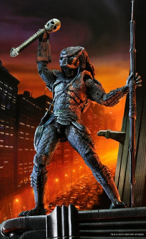 Predator 2 Action Figure City Hunter Poster Series 18 cm 5
