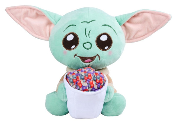 Star Wars Mandalorian Plush Figure Grogu with Popcorn 25 cm
