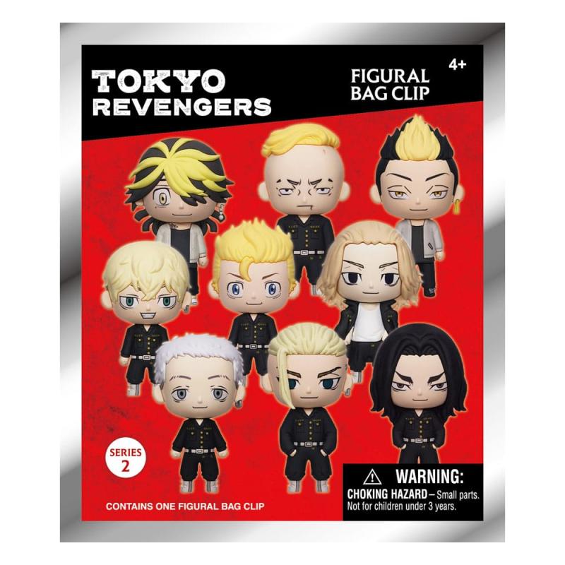 Tokyo Revengers 3D PVC Bag Clips Series 2 Display (24) 1