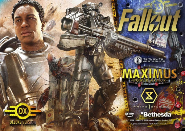 Fallout Real Elite Masterline Statue 1/4 Maximus Power Armor Deluxe Version 67 cm 1