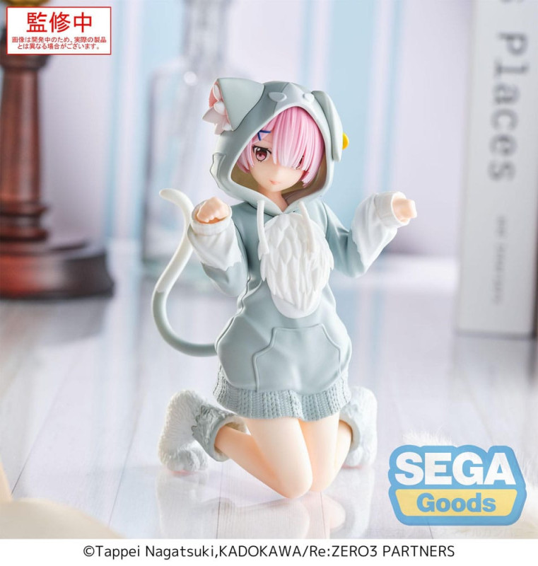 Re:Zero Starting Life in Another World Yumemirize PVC Statue Ram Mofumofu Pack 11 cm 2