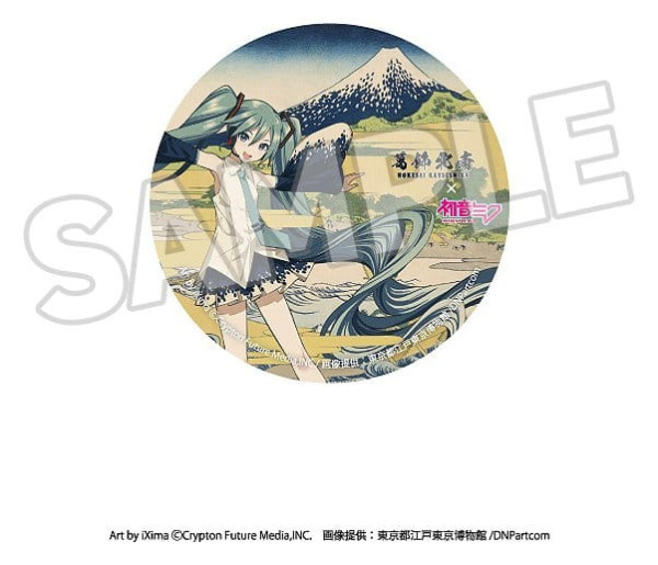 Katsushika Hokusai x Hatsune Miku Pins 6 cm Blind Box Assortment (8) 5