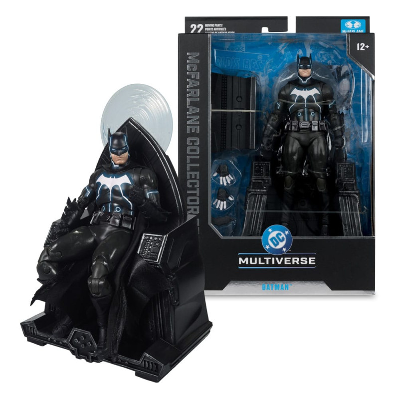 DC Multiverse McFarlane Collector Edition Action Figure #47 Batman & Mobius Chair (Darkseid War) 18 3