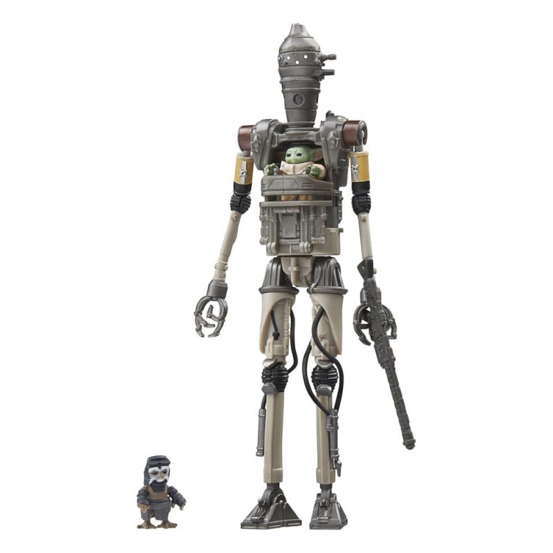 Star Wars: The Mandalorian Vintage Collection Action Figure 3-Pack IG-12, Grogu & Anzellan 10 cm 5