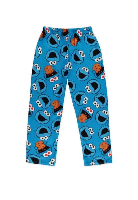 Sesame Street Jersey Pants Cookie Monster Size L 1