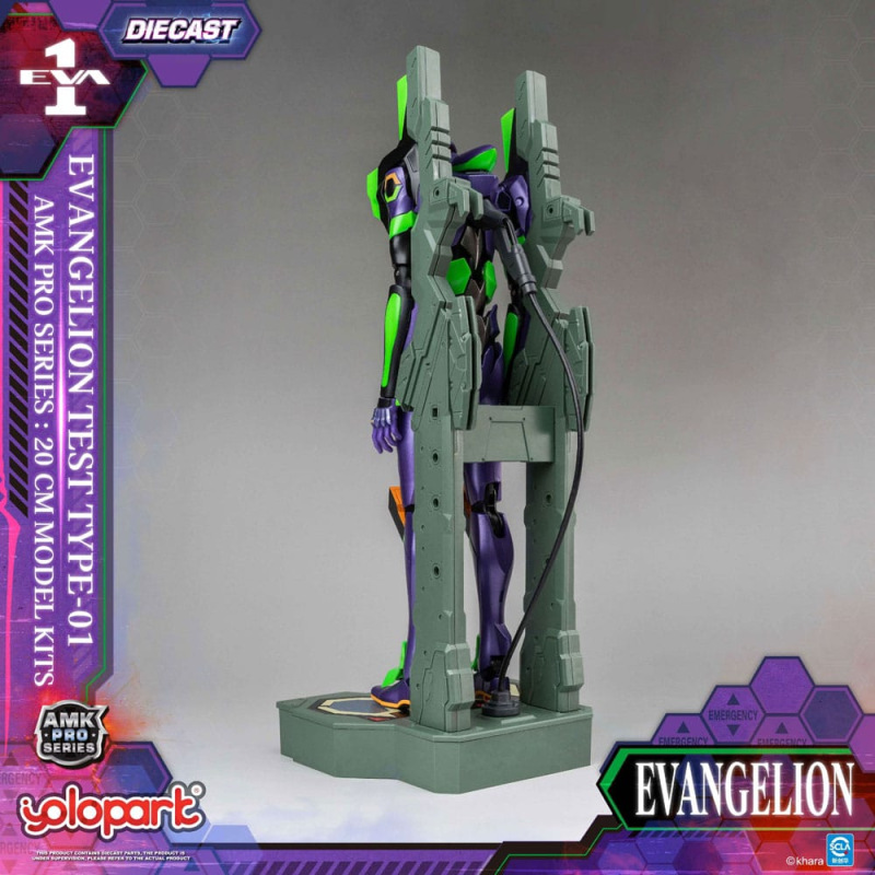 Neon Genesis Evangelion AMK Pro Series Plastic Model Kit Eva-01 Test Type 20 cm 7
