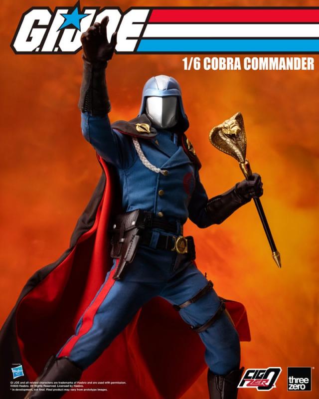 G.I. Joe: Cobra Commander 1/6 FigZero Action Figure - ThreeZero