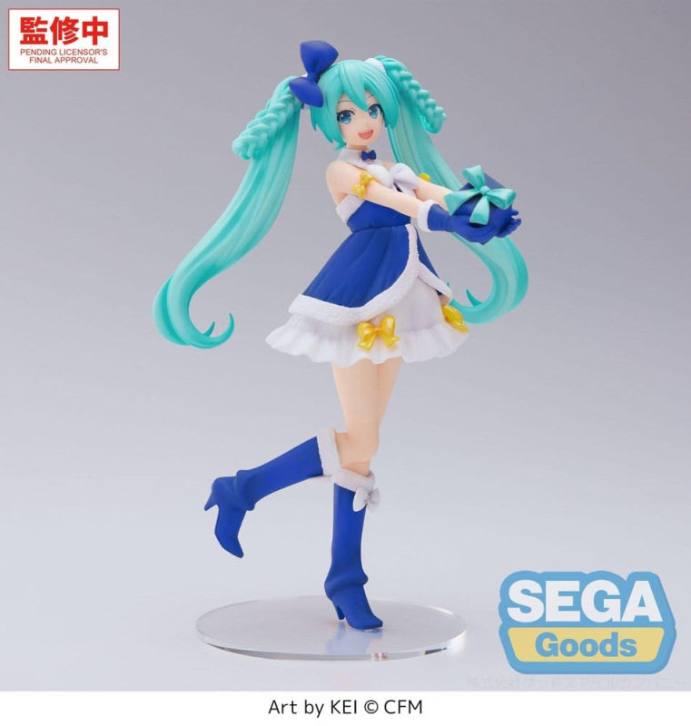 Character Vocal Series 01: Hatsune Miku High Premium PVC Figure Hatsune Miku Sapphire Christmas Ver.