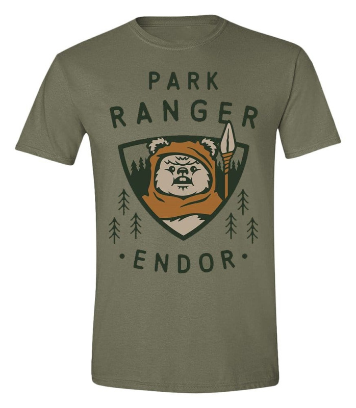 Star Wars T-Shirt Park Ranger Ewok Size L