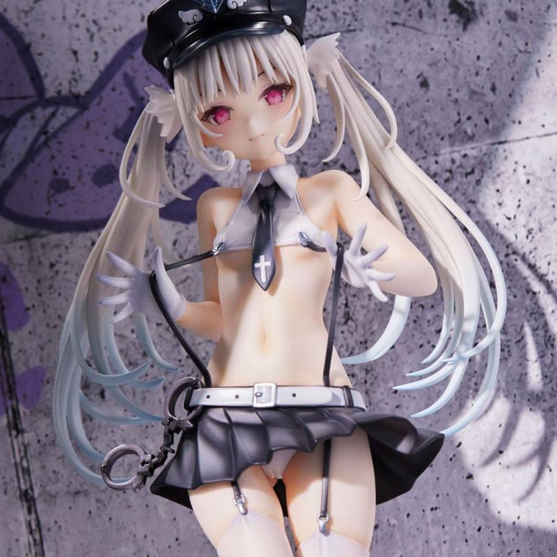 Original Character PVC Statue Angel Police Illustration by Rurudo 23 cm