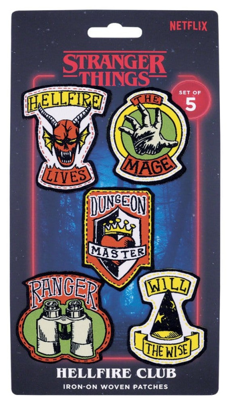 Stranger Things Fabric Patches 5-Pack 5