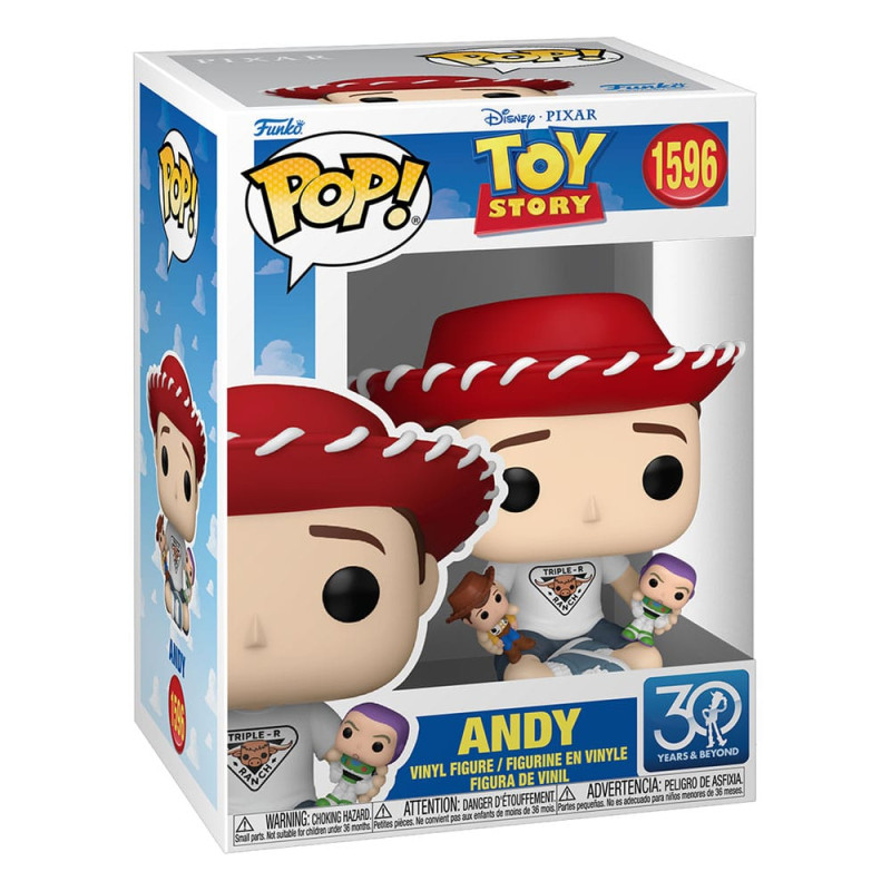 Toy Story POP! Disney Vinyl Figures Andy (30th Anniversary) 9 cm 1