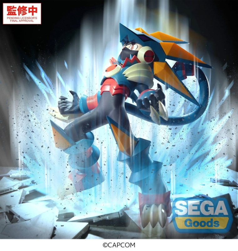 Mega Man Battle Network Luminasta PVC Figure Mega Man Gregar Beast 17 cm 2