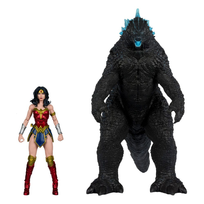 DC Justice League Monsterverse DC Multiverse Action Figures 2-Pack Wonder Woman Vs. Atomic Blast God