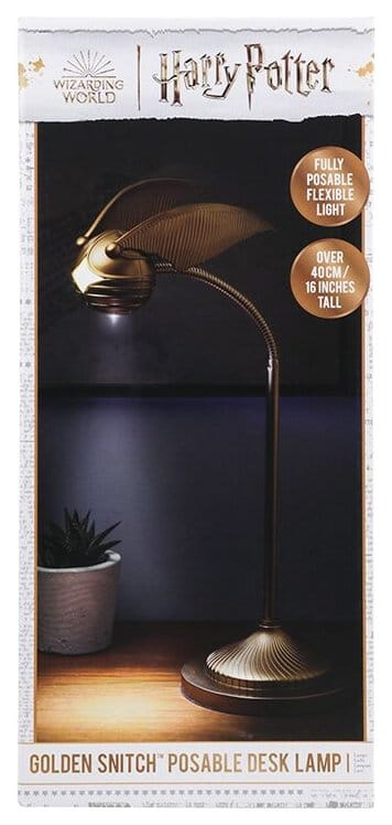 Harry Potter Desk Lamp Golden Snitch Posable 2