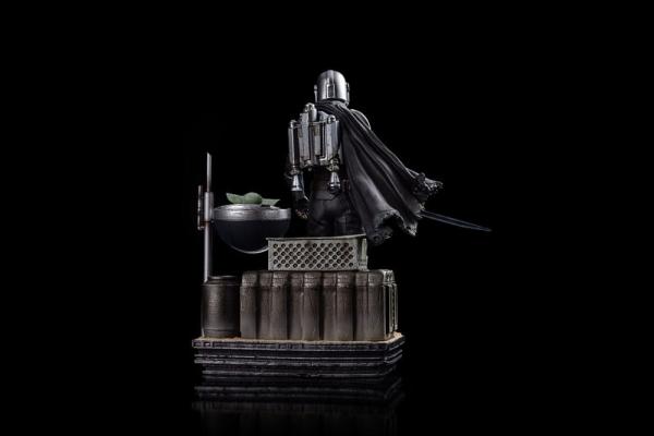 Star Wars The Mandalorian Scale Statue 1/10 Din Djarin and Din Grogu 21 cm 4