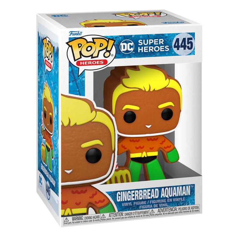 DC Comics: Aquaman 9 cm Holiday 2022 POP! Heroes Vinyl Figure - Funko