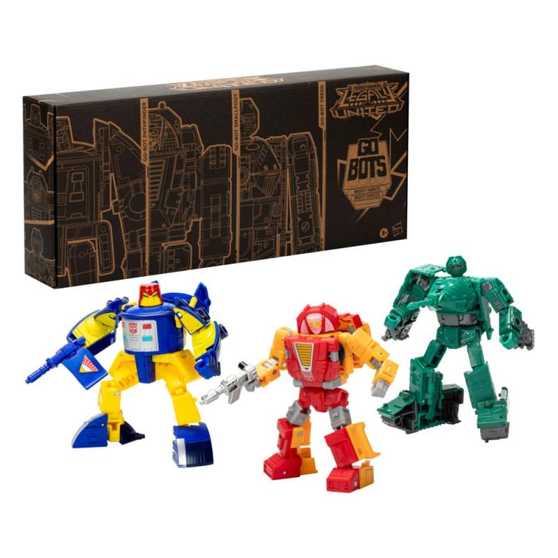 Transformers Legacy United Deluxe Class Action Figure 3-Pack Go-Bot Guardians 14 cm