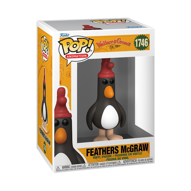 Wallace & Gromit POP! Animation Vinyl Figure Feathers McGraw 9 cm 1