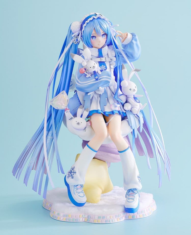 Character Vocal Series 01: Hatsune Miku PVC Statue 1/7 Snow Miku: Yukiiro Pop Ver. 24 cm 2