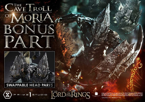 The Lord of the Rings Premium Masterline Series Statue 1/6 Cave Troll of Moria Bonus Version 91 cm 1