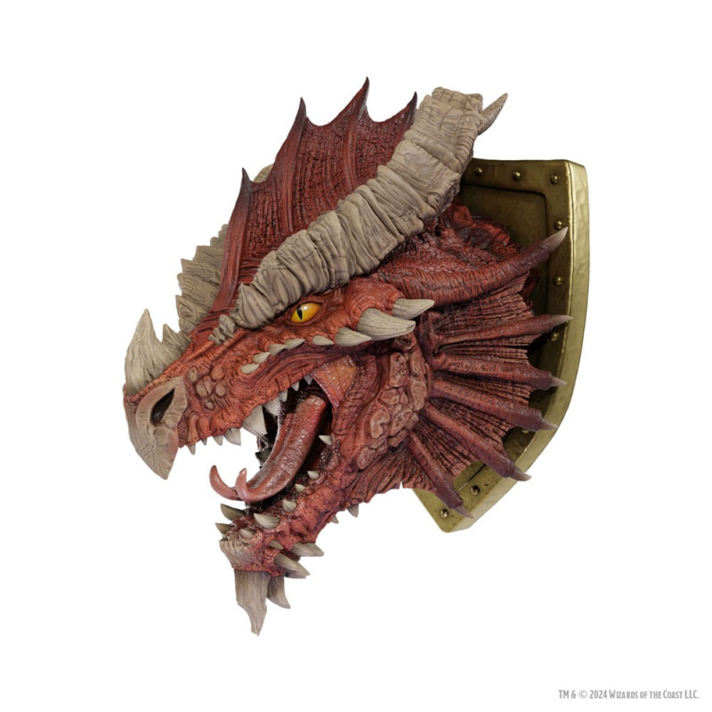 D&D Replicas of the Realms Life-Size Foam Figure Ancient Red Dragon Trophy Plaque - Limited Edition 3