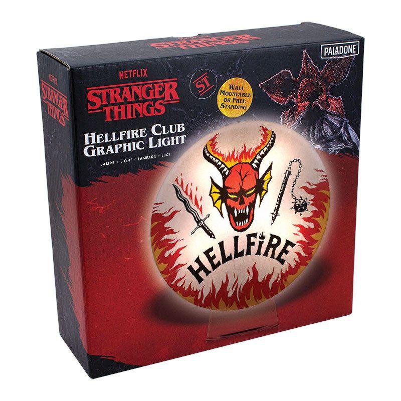 Stranger Things Lamp Hellfire Club Logo 20 cm