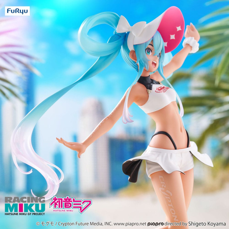 Hatsune Miku GT Project Trio-Try-iT PVC Statue Racing Miku 2024 Summer Holiday Ver. 23 cm 8