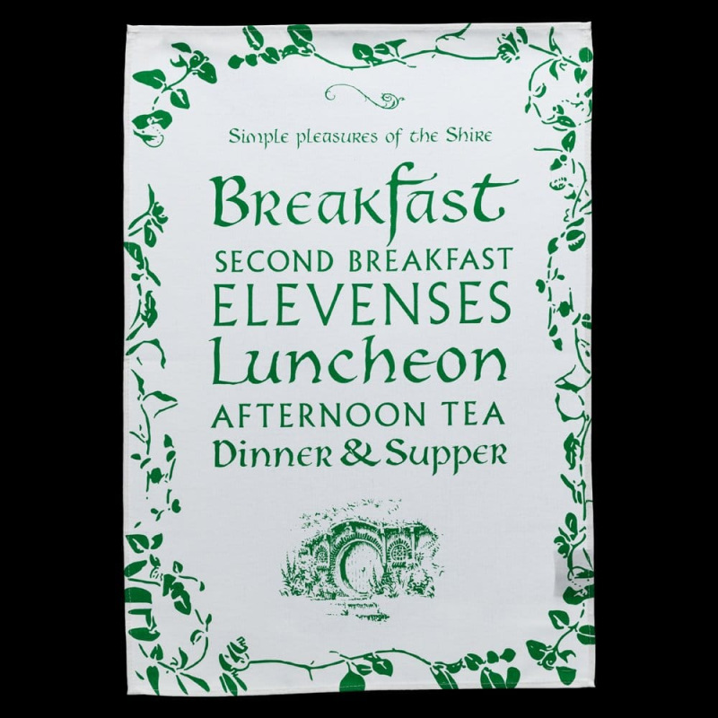 Lord of the Rings Tea Towel Simple Pleasures of the Shire 72 cm 1