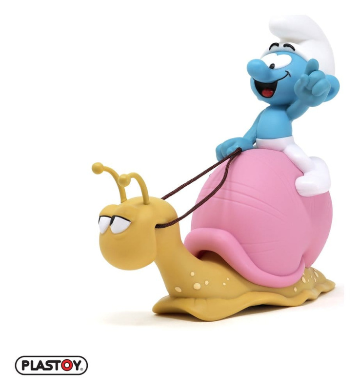 The Smurfs: Money Box Smurf on a Snail's Back 19 cm 3