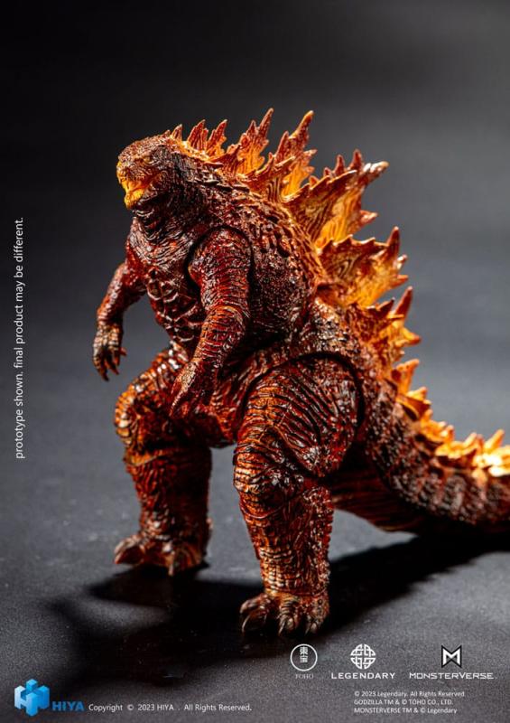 Godzilla King of the Monsters: Burning Godzilla 18 cm Exquisite Action Figure - Hiya Toys