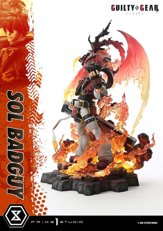 Guilty Gear Strive Ultimate Premium Masterline Series Statue 1/4 Sol Badguy Version 82 cm 8