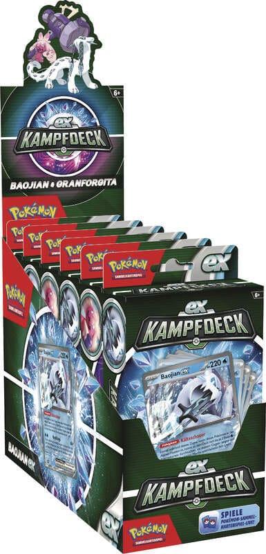 Pokémon TCG EX-Kampfdeck Juli 2023 Display (6) *German Version*