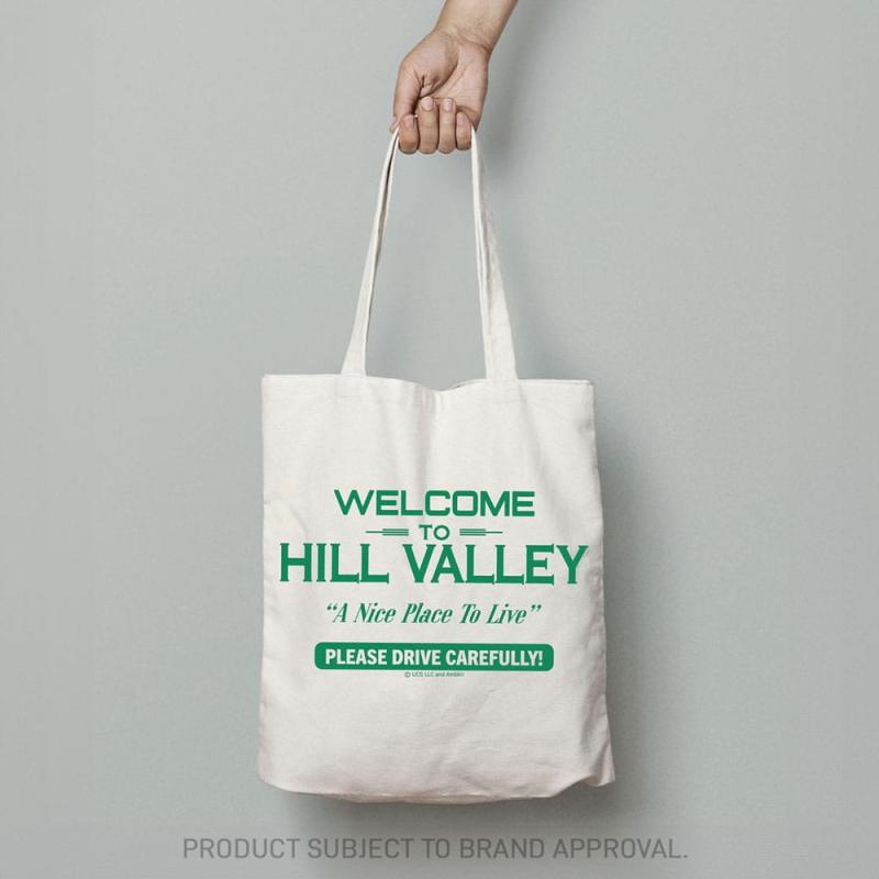 Back to the Future Tote Bag Hill Valley